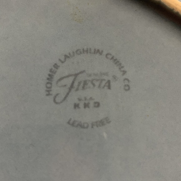 FIESTA Serving Plate Blue 9.6” by 13.5” - Picture 3 of 11